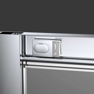 Душевая дверь Vincea Alpha VDS-3AL120CLB, 1200, черный, стекло прозрачное