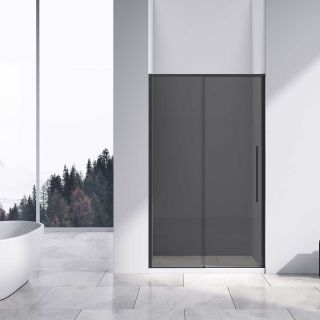 Душевая дверь Vincea Slim-N VDS-4SN130CGB, 1300, черный, стекло тонированное