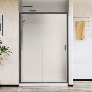 Душевая дверь Vincea City VDS-5CT120CLGM, 1200, вороненая сталь, стекло прозрачное