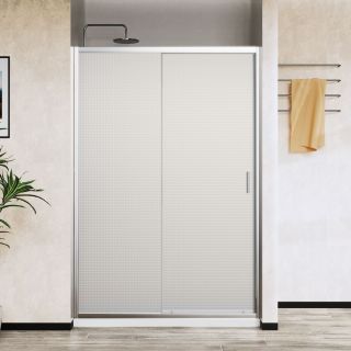 Душевая дверь Vincea City VDS-5CT140MT, 1400, хром, стекло текстурное