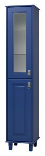 Напольный шкаф - пенал Misty Версаль 35см левый синий