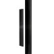 Душевая дверь в нишу Vincea Slim Soft 110 см, профиль черный, стекло прозрачное