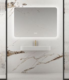 Зеркало Vincea LED VLM-3BE120-2 1200800 c сенсорным выключателем и диммером, с функцией антизапотевания