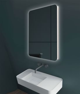 Зеркало Vincea LED VLM-3BE500-2 500х700 c сенсорным выключателем и диммером, антизапотевание