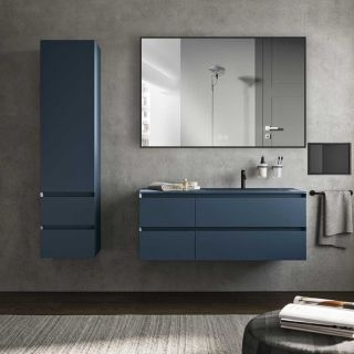 Зеркало с подсветкой Vincea VLM-3VN120B-2 120 см c сенсорным выключателем и диммером с функцией антизапотевания чёрная рама