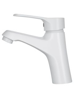 Смеситель для раковины Wonzon & Woghand WW-A40212-MW белый матовый