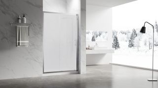 Душевая дверь Veconi Vianno VN-55M, 1400x1950, Хром, стекло матовое