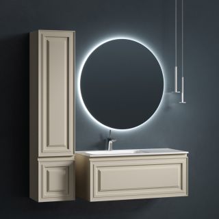 Подвесная тумба под раковину Sancos Very VR100LCE левая 100см Beige Soft