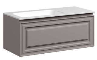 Подвесная тумба под раковину Sancos Very VR100LSM левая 100см Doha Soft