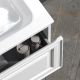 Подвесная тумба под раковину Sancos Very VR100LW левая 100см Bianco