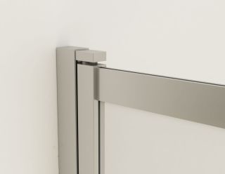 Душевая шторка на ванну Vincea VSB-1E100CLGM 1000*1450, вороненая сталь, стекло прозрачное