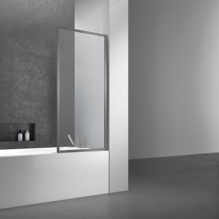 Душевая шторка на ванну Vincea VSB-41700FLG, 700*1400, брашированное золото, стекло рифленое