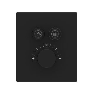 Встраиваемый смеситель для душа Vincea VSCV-321TMB двухфункциональный, термостатический, черный