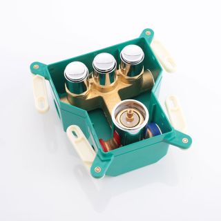 Встраиваемый смеситель для душа Vincea VSCV-431MB трехфункциональный, черный