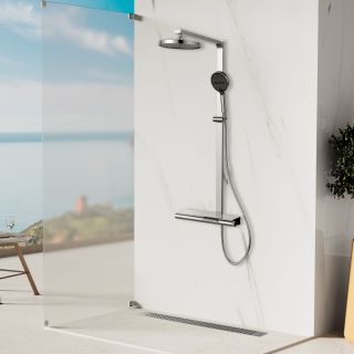 Душевая стойка Vincea Aspire VSFS-4AS1CH, хром