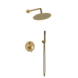 Душевой комплект Vincea Desire VSFW-1D1BG встраиваемый 2 режима брашированное золото