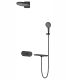 Душевой комплект Vincea Futura VSFW-2F12TMB с термостатом трехрежимный чёрный