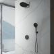 Душевой комплект Vincea Inspire VSFW-3I22MT5GM встраиваемый, термостатический, двухрежимный, вороненая сталь