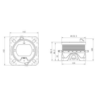 Душевой комплект Vincea Inspire VSFW-3I22MT5MB встраиваемый, термостатический, двухрежимный, черный