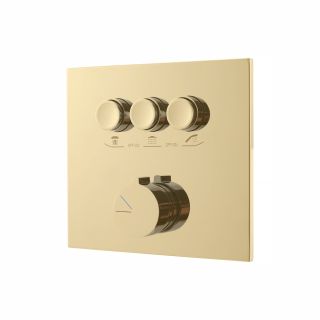 Душевой комплект Vincea VSFW-4311BG встраиваемый, трехрежимный, брашированное золото