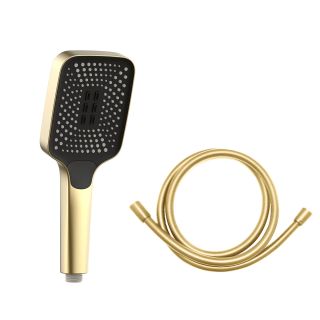 Душевой комплект Vincea VSFW-431T1RBG встраиваемый, термостатический, трехрежимный, брашированное золото