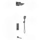 Душевой комплект Vincea VSFW-433TI4GM встраиваемый, термостатический, трехрежимный, вороненая сталь