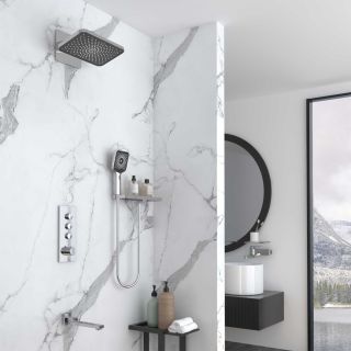 Душевой комплект Vincea VSFW-433TI4RCH встраиваемый, термостатический, трехрежимный, хром