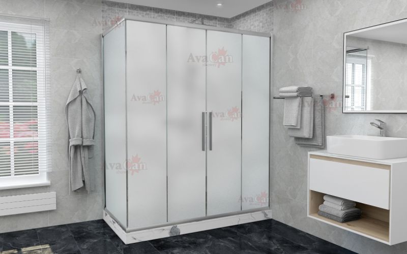 Душевой уголок AvaCan FC2 170-190 + SC90 MT хром