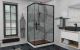 Душевой уголок AvaCan FB 160-180 + SB 100 чёрный