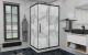 Душевой уголок AvaCan FB 160-180 + SB 80 MT чёрный