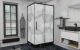Душевой уголок AvaCan FB 140-160 + SB 100 MT чёрный