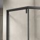 Душевой уголок Vincea Show VSP1-4SH100CLB, 1000*1000, черный, стекло прозрачное