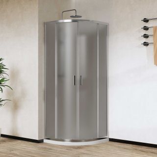 Душевой уголок Vincea City VSQ-5CT800MT 80x80см хром стекло текстурное