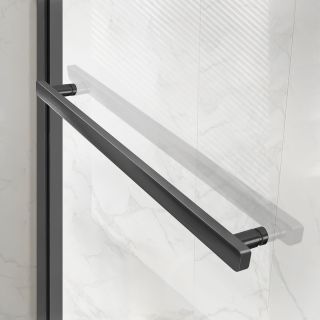 Душевой уголок Vincea Slim Soft VSR-1SS1015CLGM, 1500*1000, вороненая сталь, стекло прозрачное