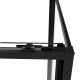 Душевой уголок Vincea Slim Soft VSR-1SS8013CLB, 1300*800, черный, стекло прозрачное