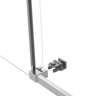 Душевой уголок Vincea Slim Soft VSR-1SS9012CLBN, 1200*900, брашированный никель, стекло прозрачное