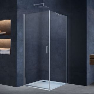 Душевой уголок Vincea Alpha VSR-3ALP9090CL, 900*900, хром, стекло прозрачное