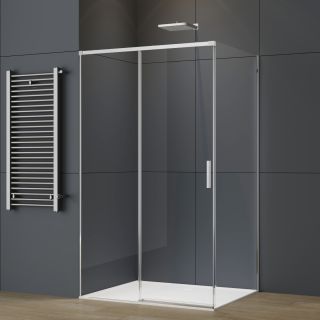 Душевой уголок Vincea Soft 2 VSR-3SO29011CL, 1100*900, хром, стекло прозрачное