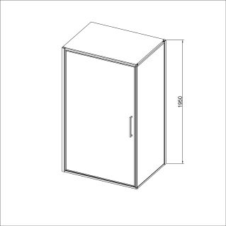 Душевой уголок Vincea Slim 8mm VSR-4SLP9090CLB, 900*900, черный, стекло прозрачное