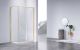Душевой уголок Vincea Slim-N VSR-4SN8011CLG, 1100*800, брашированное золото, стекло прозрачное