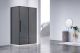 Душевой уголок Vincea Slim-N VSR-4SN8013CGB, 1300*800, черный, стекло тонированное