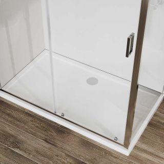 Душевой уголок Vincea City VSR-5CT9011CL, 1100*900, хром, стекло прозрачное