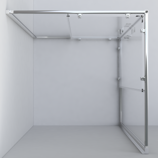 Душевой уголок Vincea Garda VSS-1G900CLB 90x90 см
