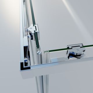 Душевой уголок Vincea Rapid-N VSS-3RN1011E10CL, (900-1000)x(1000-1100), хром, стекло прозрачное