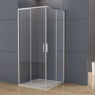 Душевой уголок Vincea Rapid-N VSS-3RN8090E10CL, (700-800)x(800-900), хром, стекло прозрачное