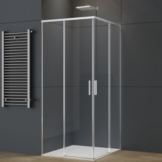 Душевой уголок Vincea Soft 2 VSS-3SO2800CL, 800*800, хром, стекло прозрачное