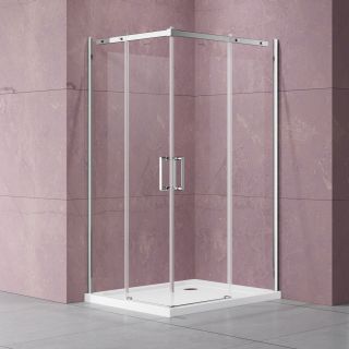 Душевой уголок Vincea Dice VSS-4D900CL, 900*900, хром, стекло прозрачное