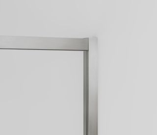 Душевой уголок Vincea Slim-N VSS-4SN9010CLBN, 1000*900, брашированный никель, стекло прозрачное