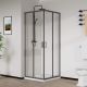 Душевой уголок Vincea City VSS-5CT9010CLGM, 1000*900, вороненая сталь , стекло прозрачное