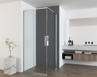 Душевой уголок Vincea Ultima VSS-7UL1010CL, 1000*1000, хром, стекло прозрачное